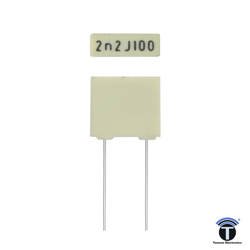 0.002uF 2nF 100V Polyester Film Capacitor 0.002uF 2nF 100V Polyester Film Capacitor